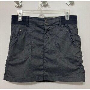 Athleta Ladies Grey Skort Shorts Size 4 Woman's Activewear Gym Tennis  Stretch